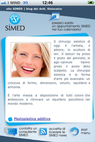 SIMED Medicina Estetica screenshot 2