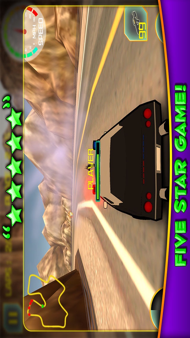 3D Police Car Race screenshot 2