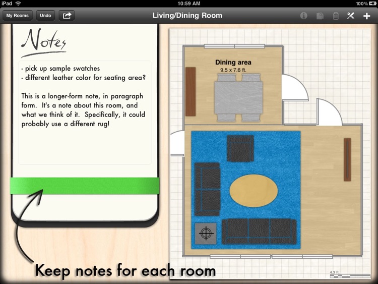 LivingRoom for iPad - Floor Plans & Interior Design