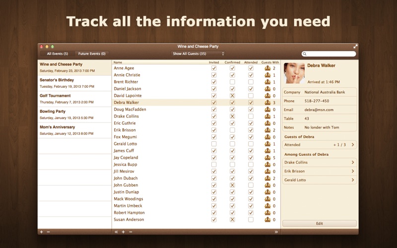 guest list organizer lite app details reviews ratings
