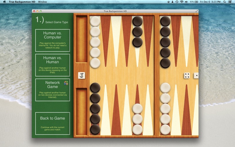 true backgammon hd iphone screenshot 2