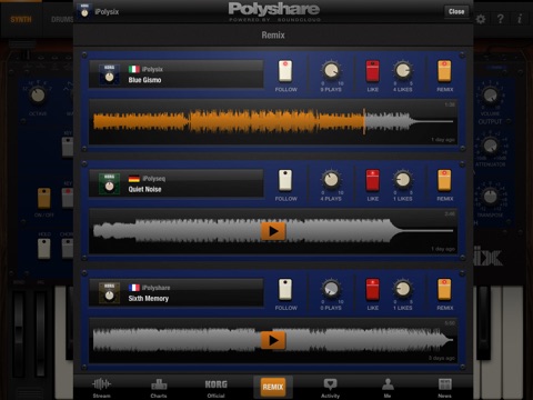 KORG iPolysix for iPad screenshot 4
