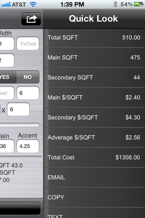 SiConstruct Construction Calculator