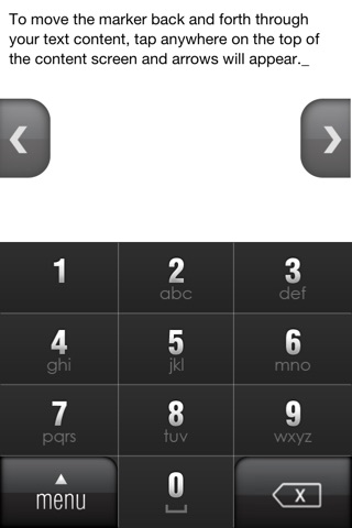 MultiTap Text screenshot 2