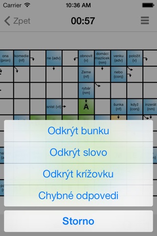 Učíme se anglicky s křížovkami screenshot 3