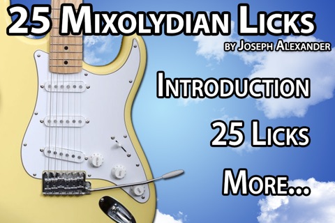 25 Mixolydian Licks with Joseph Alexander screenshot 4