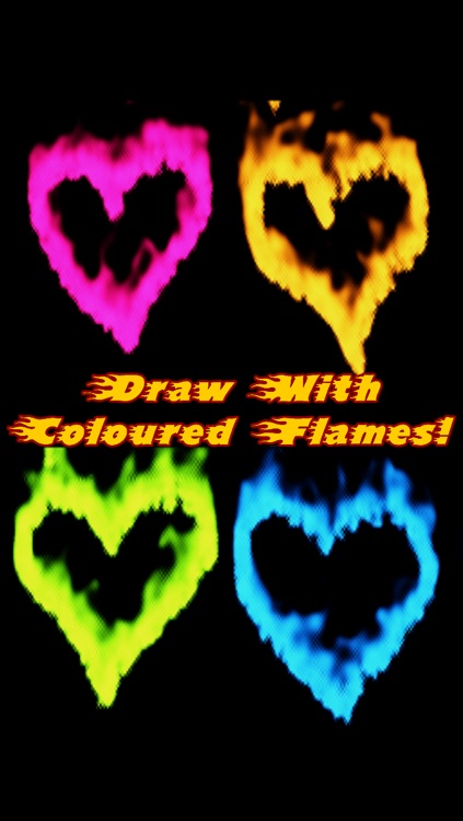 Draw with FIRE! Burn something with your FINGERS!!