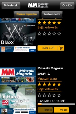 Műszaki Magazin screenshot 2