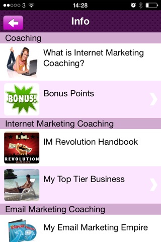 Reliable Internet Marketing Coaching screenshot 2