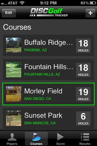 Disc Golf Tracker screenshot 4
