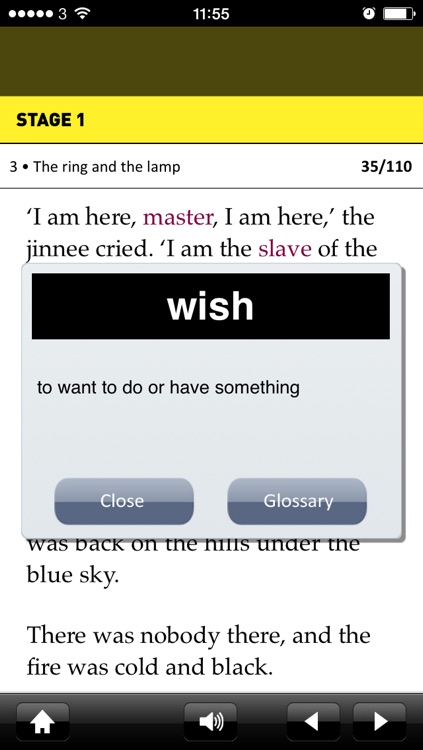 Aladdin and the Enchanted Lamp: Oxford Bookworms Stage 1 Reader (iPhone)