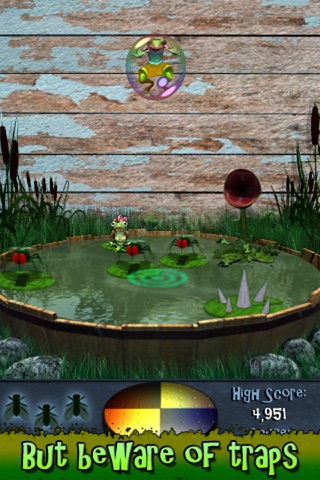 Slyde the Frog™ - the Free Feverish Froggy Flying Fun Fest Game! Screenshot 5