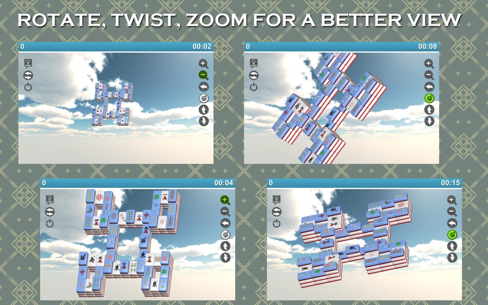 #4. Mahjong Mojo 3D (macOS) 由: Six Foot Three Foot
