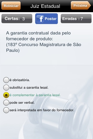 Juiz Estadual screenshot 3