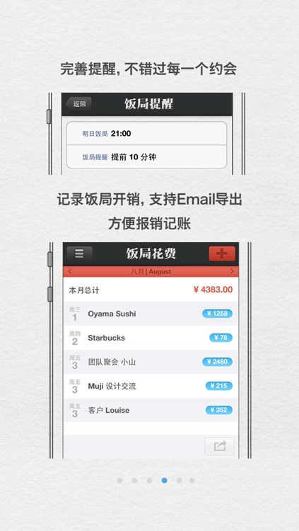 饭局计划 · MyWeek for Food screenshot-3