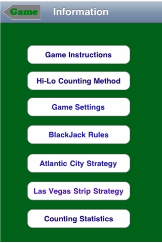 BlackJack Counting Trainer screenshot 2