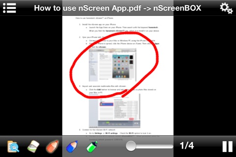 honestech nScreen Doc screenshot 3