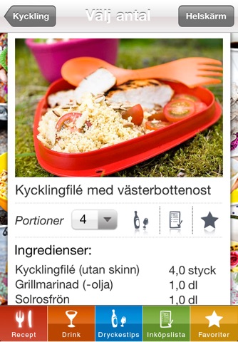 Spisa.nu Recept screenshot 2