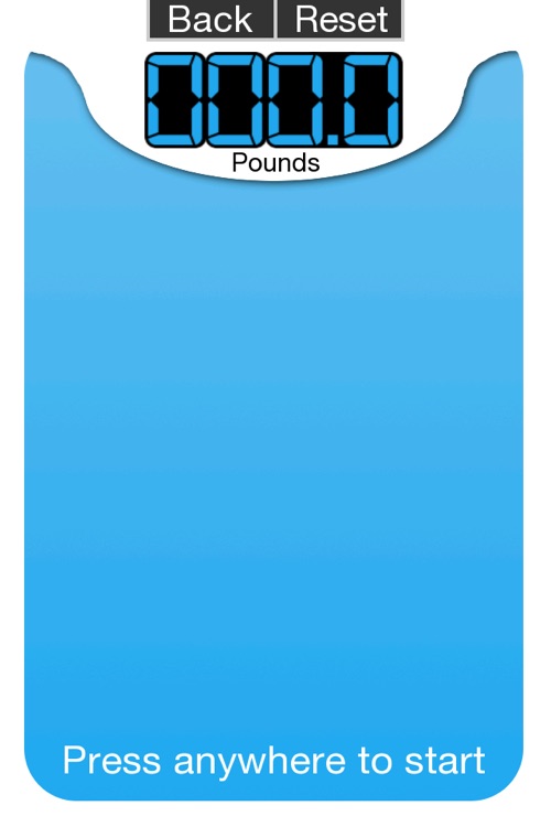 Weight Scale for iPhone