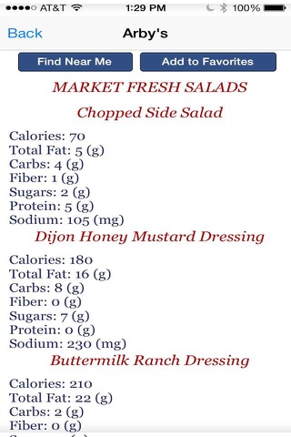 Dash Diet Helper - Fast Food Restaurants Low Sodium Items screenshot 3