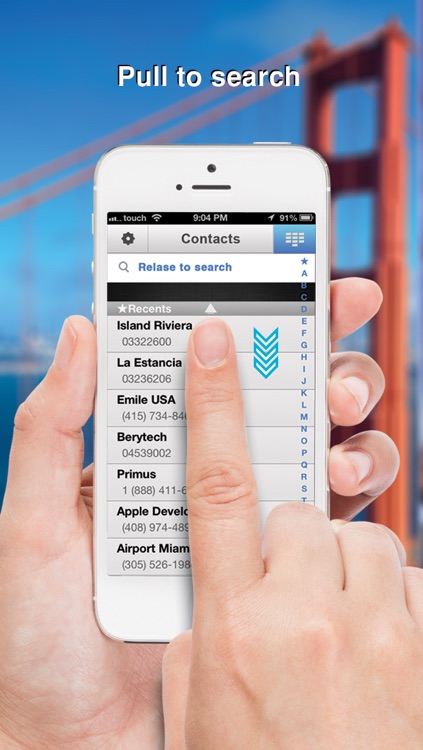 Swipe To iMessage or SMS - Tap to Call & Facetime - By ReachFast Contacts