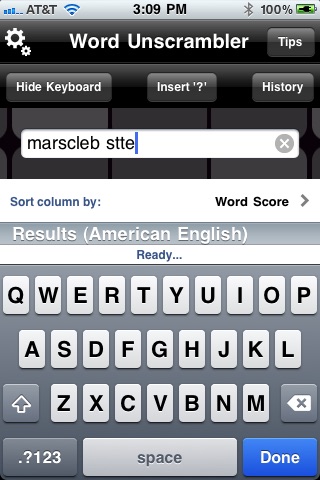 Word Unscrambler
