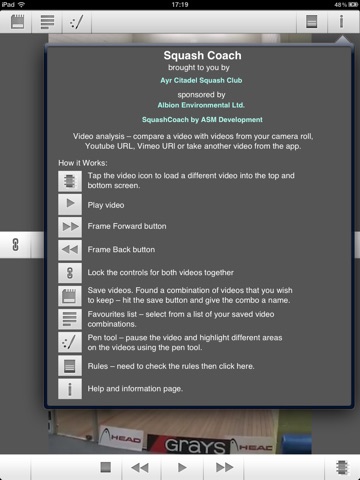 SquashCoach screenshot 2