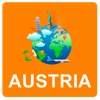 Austria Off Vector Map - Vector World