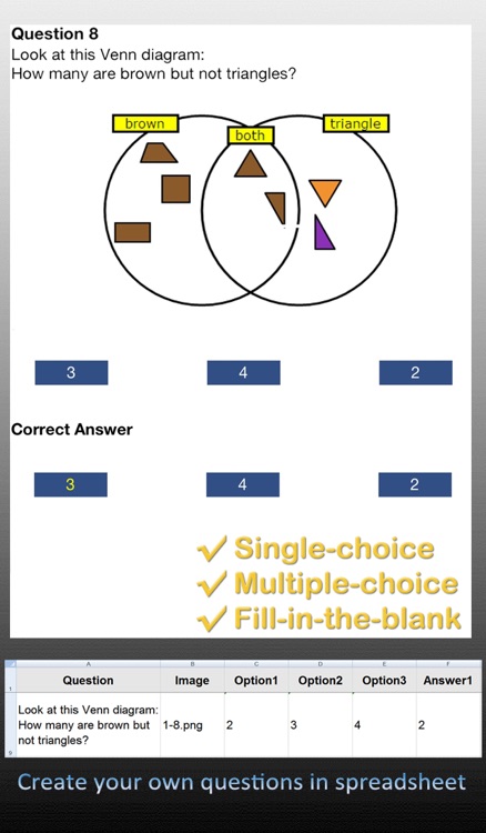 xQuestions Free - Create test paper in Excel screenshot-3