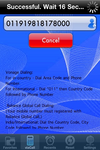 viaCall Lite screenshot 4