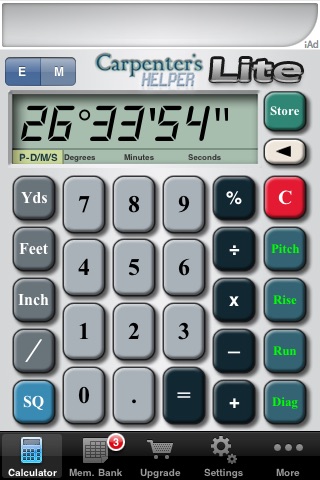 Carpenter's Helper Lite - Free Construction Calculator screenshot-4