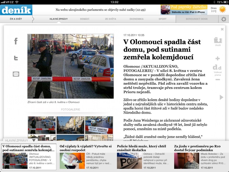 Deník, zprávy z vašeho regionu