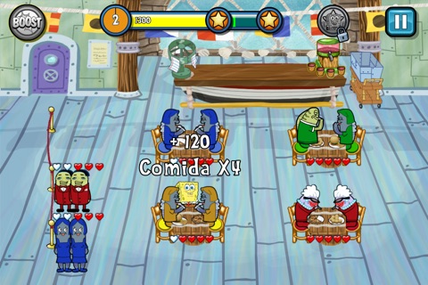 SpongeBob Diner Dash screenshot 2