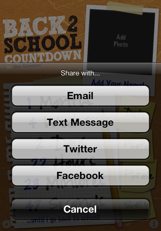 Back To School Countdown screenshot-4