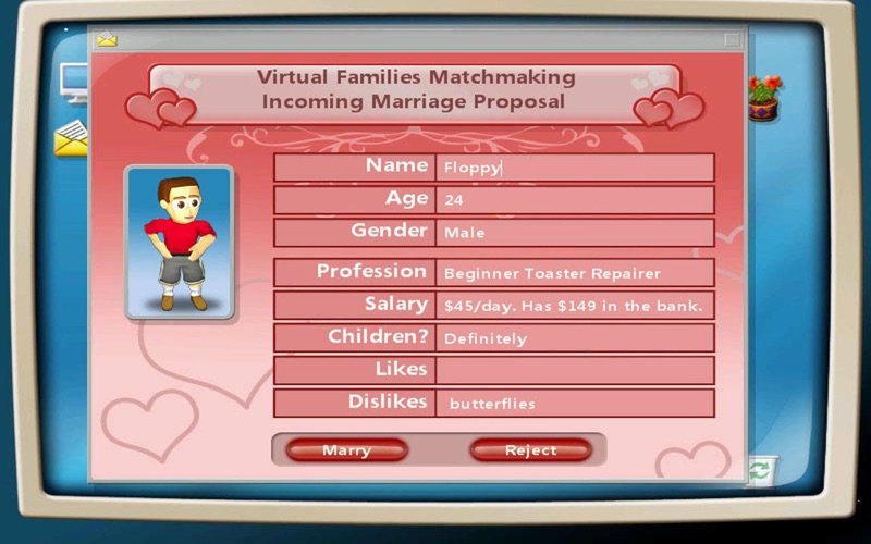 virtual families iphone screenshot 2