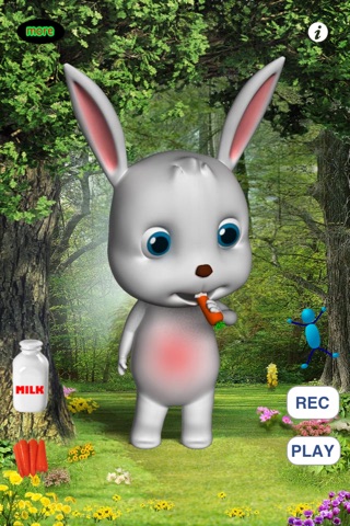 A Talking Baby Bunny for iPhone -  The  Talking Apps & Game screenshot 3