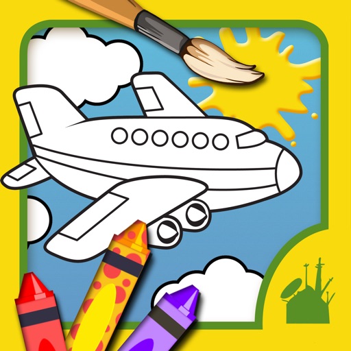 Planes Coloring Book icon