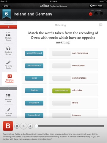 Collins Business English: Listening screenshot 4