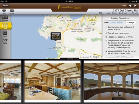 Carmel Realty for iPad screenshot 3