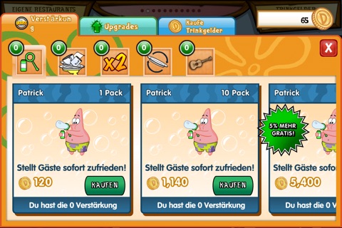 SpongeBob Diner Dash screenshot 4