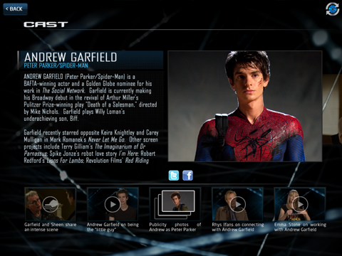 Screenshot #5 pour The Amazing Spider-Man Second Screen App
