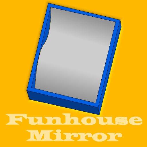 funhouse mirror clipart