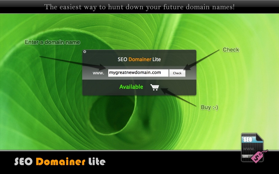 SEO Domainer Lite - 1.0 - (macOS)