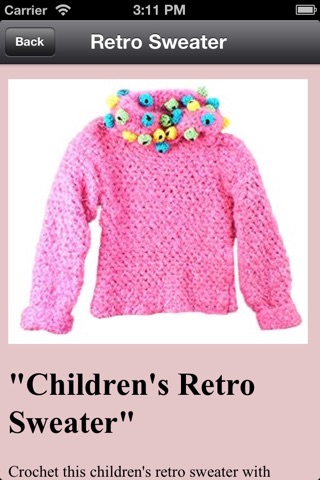 Kids Crochet Patterns screenshot 3