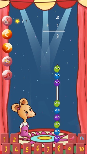 A Mouse:兒童數學-水果雜技團 Free