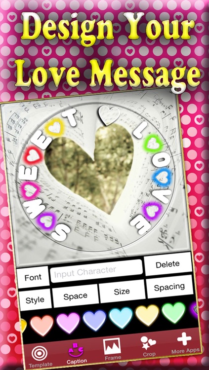 Love Messages Photo Frames