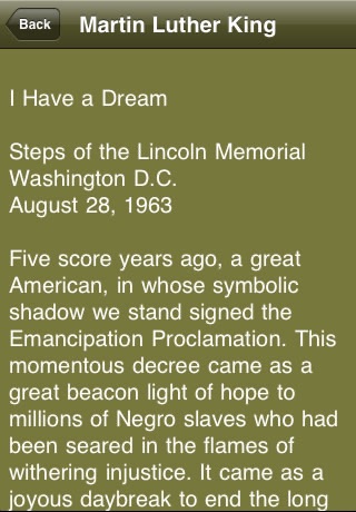 Martin Luther King Speeches screenshot 3