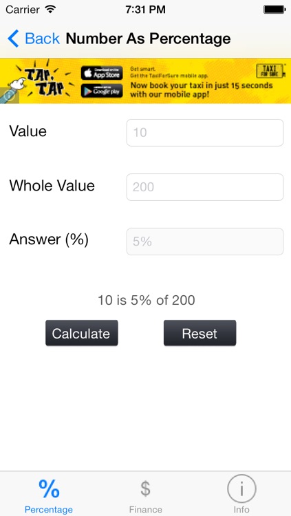 Percentage Calculator 2014 Free screenshot-3
