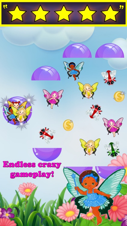 Fairy Catch - Pretty Pink Princess Girl Fun Catching Endless Top Action Glitter Bling Game screenshot-4