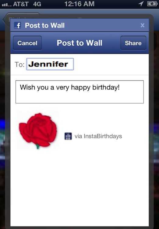 Birthday Calendar with Easy Reminders screenshot-4